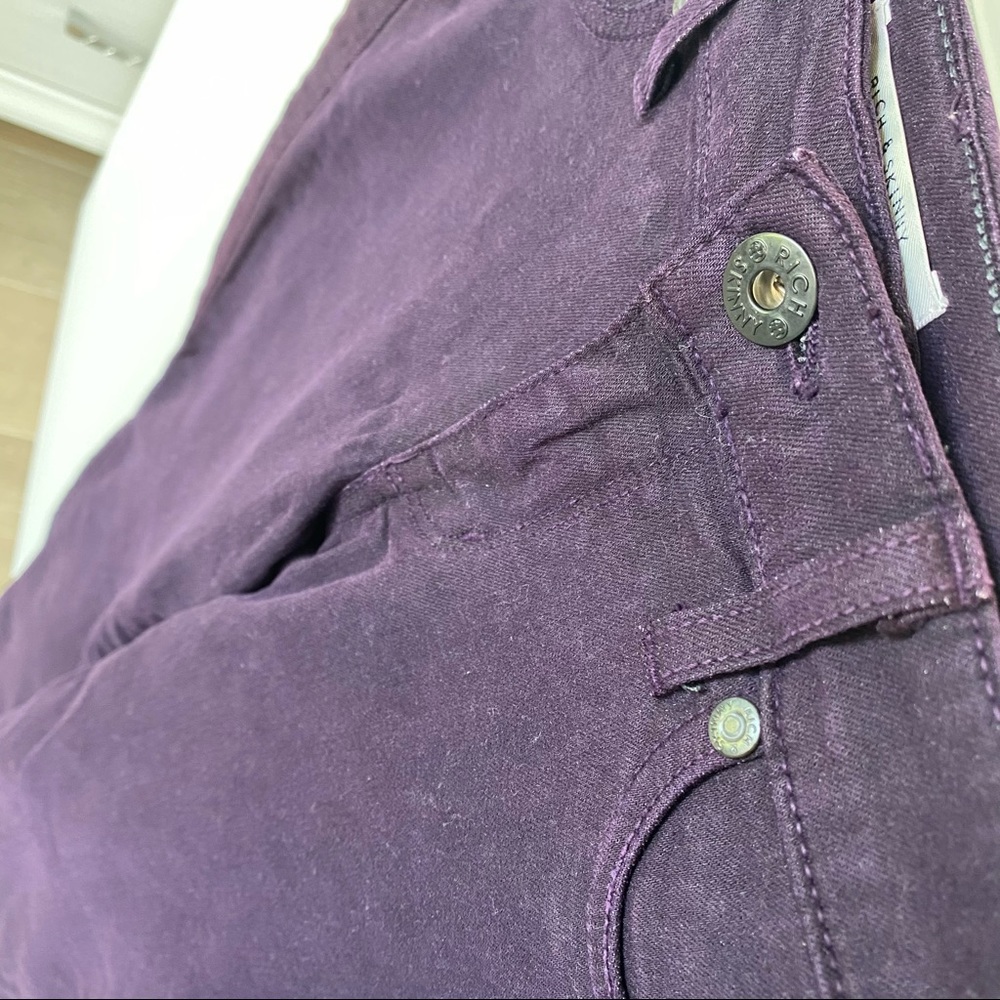 Purple Skinny Jeans Rich and Skinny